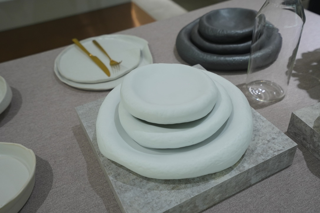 Stoneware place setting